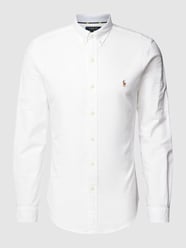 Slim fit vrijetijdsoverhemd met button-downkraag van Polo Ralph Lauren Wit - 45