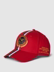 Czapka z daszkiem i wyhaftowanym logo model ‘CAPPELLINO’ od Aeronautica Militare Czerwony - 18