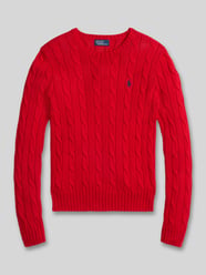 Gebreide pullover met kabelpatroon model 'JULIANNA' van Polo Ralph Lauren - 18