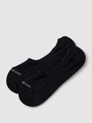 Füßlinge mit Label-Print im 2er-Pack von CK Calvin Klein Schwarz - 39