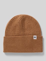 Czapka beanie z detalem z logo model ‘Afemina’ od OPUS - 13
