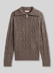 Relaxed Fit Troyer aus reiner Wolle von Tommy Hilfiger Beige - 45