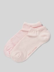 Sneakersocken mit Label-Print im 2er-Pack von Tommy Hilfiger Pink - 48