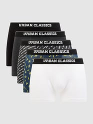 Trunks mit Stretch-Anteil im 5er-Pack  von URBAN CLASSICS Schwarz - 34