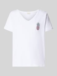 Regular fit T-shirt van puur katoen van Milano Italy - 36