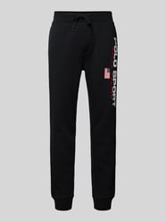 Slim fit sweatpants met labelprint van Polo Ralph Lauren - 25