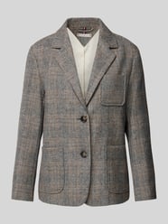 Regular Fit Blazer mit Reverskragen von Tommy Hilfiger Grau - 39