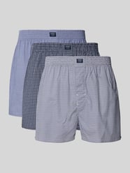 Boxershorts mit elastischem Bund im 3er-Pack von MCNEAL Blau - 3