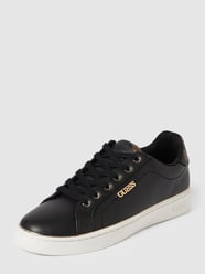 Sneakers met labelprint, model 'Beckie' van Guess Zwart - 27