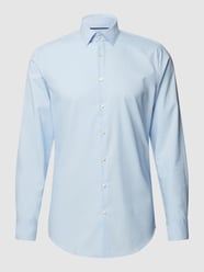 Slim Fit Business-Hemd mit Stretch-Anteil  von Jake*s Blau / Türkis - 40