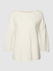 Gebreide pullover met ribboorden, model 'RATHAA' van Armedangels Wit - 41