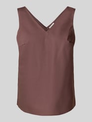 Regular Fit Blusentop mit V-Ausschnitt von Christian Berg Woman - 10