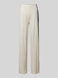 Wide leg stoffen broek met labelapplicatie, model 'ELSA' van Guess - 45