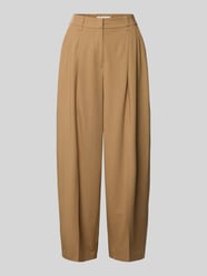 barrel fit broek model 'Moira Bloom' van OPUS PANTS Beige - 6