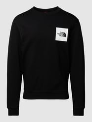 Sweatshirt mit Label-Print Modell 'FINE' von The North Face Schwarz - 27