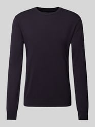 Gebreide pullover met logostitching, model 'CORE' van Scotch & Soda - 14