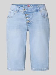 Szorty jeansowe o kroju regular fit z 5 kieszeniami model ‘Malibu’ od Buena Vista - 12