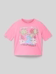 T-shirt met labelprint van Roxy - 12
