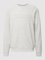 Sweatshirt mit Label-Stitching von Guess Grau - 48
