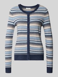 Strickjacke aus Viskose-Mix im Allover-Look von Christian Berg Woman - 13