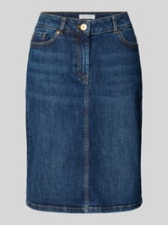 Spódnica jeansowa do kolan w kroju regular fit od Christian Berg Woman - 41