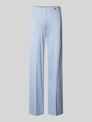 Straight Leg Anzughose mit Label-Applikation von Marc Cain Blau - 48