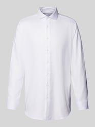 Regular Fit Business-Hemd mit Strukturmuster von SEIDENSTICKER REGULAR FIT Weiß - 3