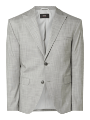 Super Slim Fit 2-Knopf-Sakko mit Stretch-Anteil Modell 'Cimoretti' von Cinque Grau / Schwarz - 13