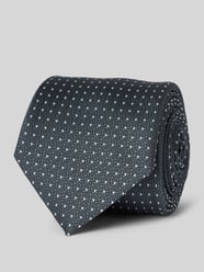 Krawatte mit Label-Detail von BOSS Grau - 8