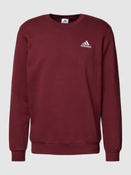 Sweatshirt mit Label-Stitching Modell 'FEELCOZY' von ADIDAS SPORTSWEAR Bordeaux - 7