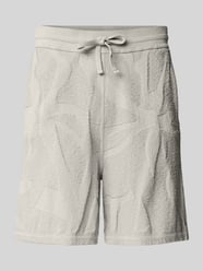 Regular Fit Sweatshorts aus Baumwoll-Mix Modell 'ASURFER' von BOSS Orange Beige - 40
