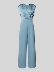 Jumpsuit mit V-Ausschnitt und gelegten Falten von Zero - 18