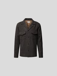 Hemdjacke mit Karomuster von Officine Générale Braun - 3