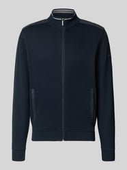 kardigan rozpinany o kroju regular fit z mieszanki bawełny model 'Selanik' od bugatti - 25