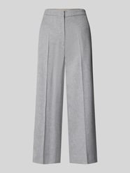 Culotte met persplooien, model 'BURANO' van Max Mara Studio Grijs / zwart - 5