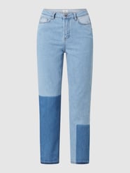 Mom fit jeans van katoen  van QS by s.Oliver Blauw - 40