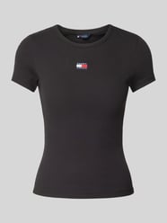 T-Shirt mit Label-Stitching von Tommy Jeans - 20