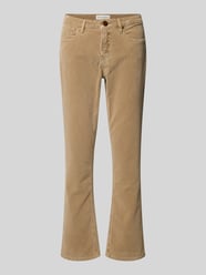 Flared fit corduroy broek in 5-pocketmodel, model 'Enja' van OPUS PANTS - 17