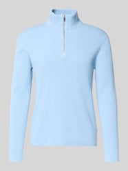 Gebreide pullover met opstaande kraag en ritssluiting van Lindbergh - 41
