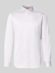 Slim Fit Businesshemd aus reiner Baumwolle von Jake*s Beige - 46