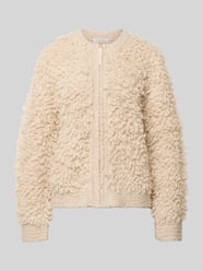 Strickjacke mit Reißverschluss Modell 'K-AlyaS' von Christian Berg Woman - 39