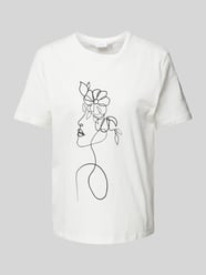 T-shirt z okrągłym dekoltem model ‘COLBA’ od Vila - 42