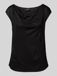 Loose fit shirt van pure viscose van s.Oliver BLACK LABEL - 6
