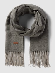 Schal mit Label-Detail Modell 'SOHO' von Barts Grau - 46