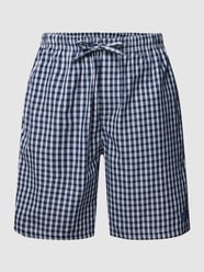 Korte pyjamabroek met all-over motief van Gant Blauw / turquoise - 47