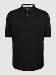 PLUS SIZE Regular Fit Poloshirt mit Label-Detail von Tommy Hilfiger Big & Tall Schwarz - 16