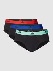 Slip met elastische band met logo van ADIDAS SPORTSWEAR Grijs / zwart - 24