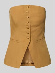 Bandeau-Top mit durchgehender Knopfleiste von Jake*s Cocktail - 44