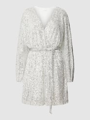 Mini-jurk met pailletten, model 'PARTY' van Apricot Zilver - 42