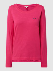 Longsleeve mit Stickerei  von Esprit Pink - 35